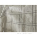 nice handfeeling check plaid fabric in rayon polyester nylon spandex for lady's ss